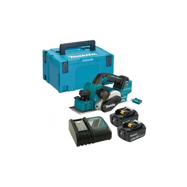 Makita Plaina 82mm Motor BL 18V 5,0Ah - MKDKP181RTJU