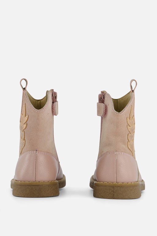 Muyters Cowboylaarzen roze Leer