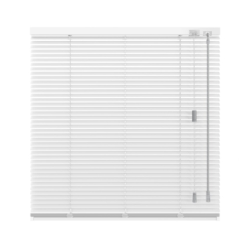 KARWEI aluminium jaloezie gewoon raam 28418 zijdeglans wit 16 mm op maat