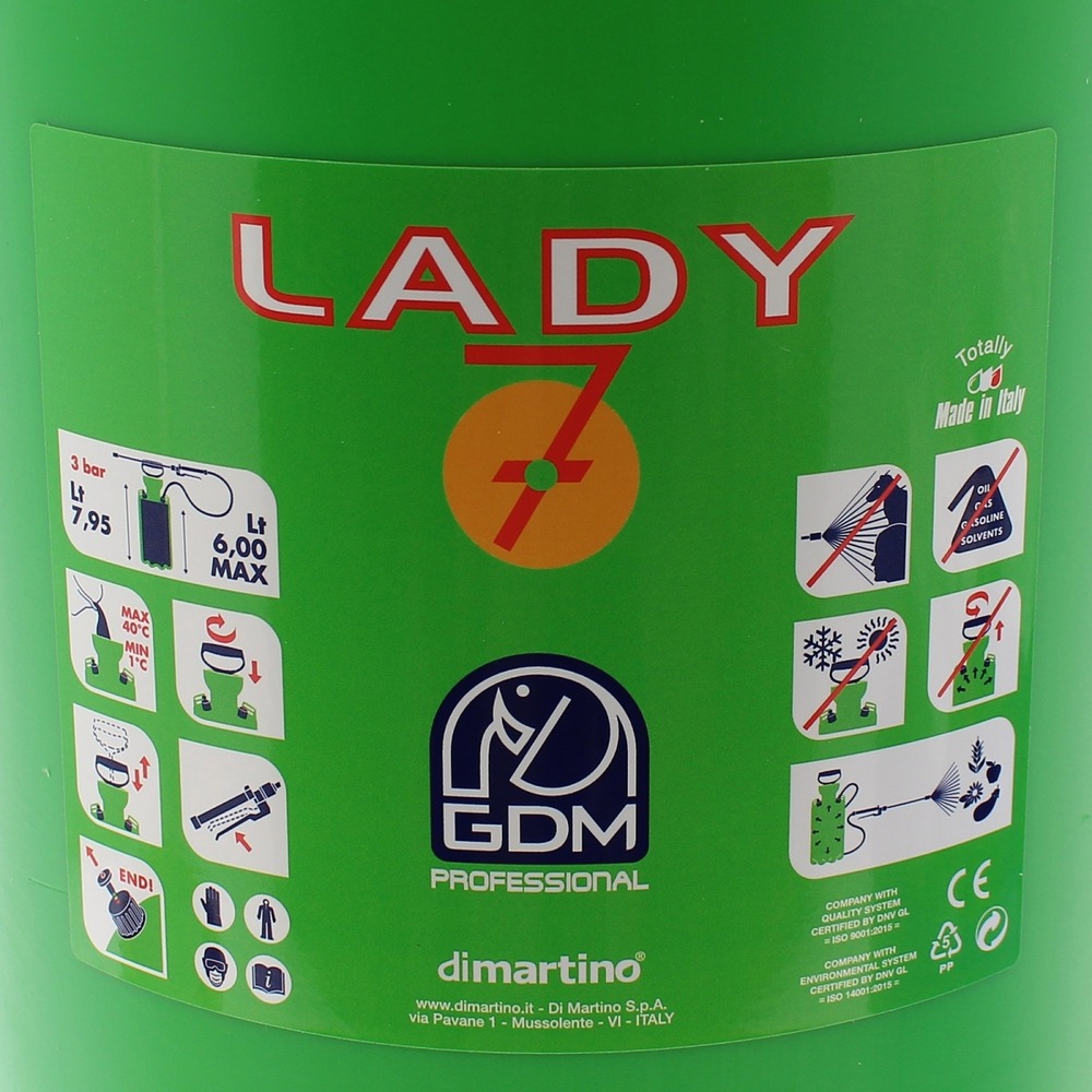 Pulvérisateur à pression lady 7 litres