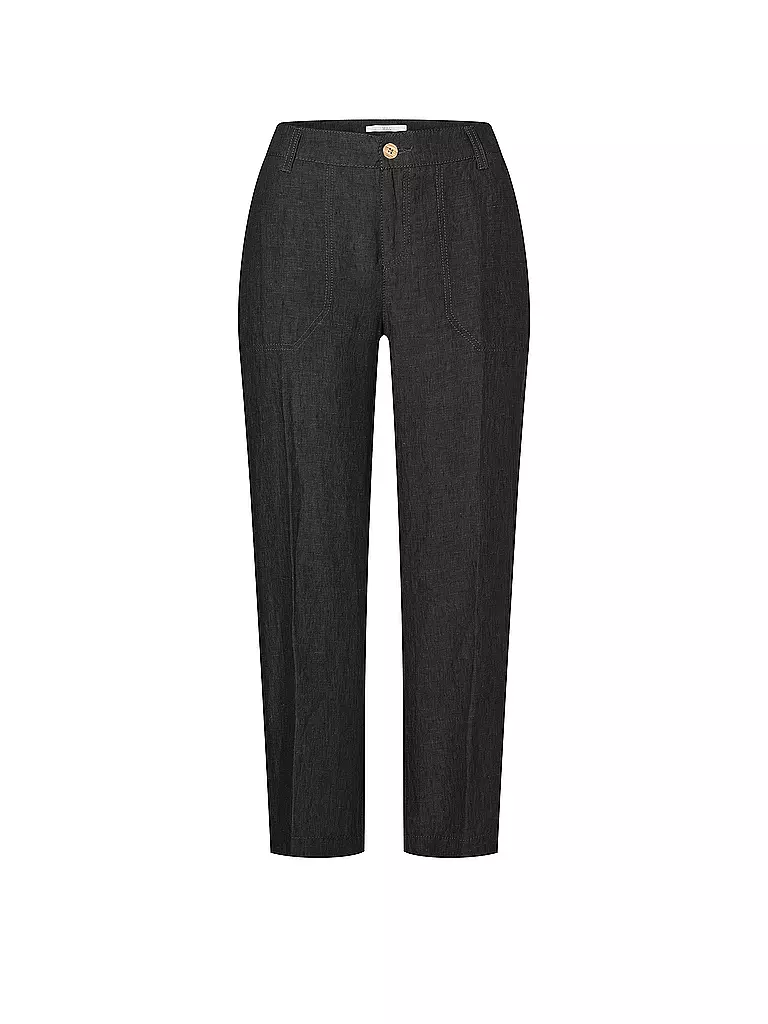MAC Leinenhose Nora schwarz
