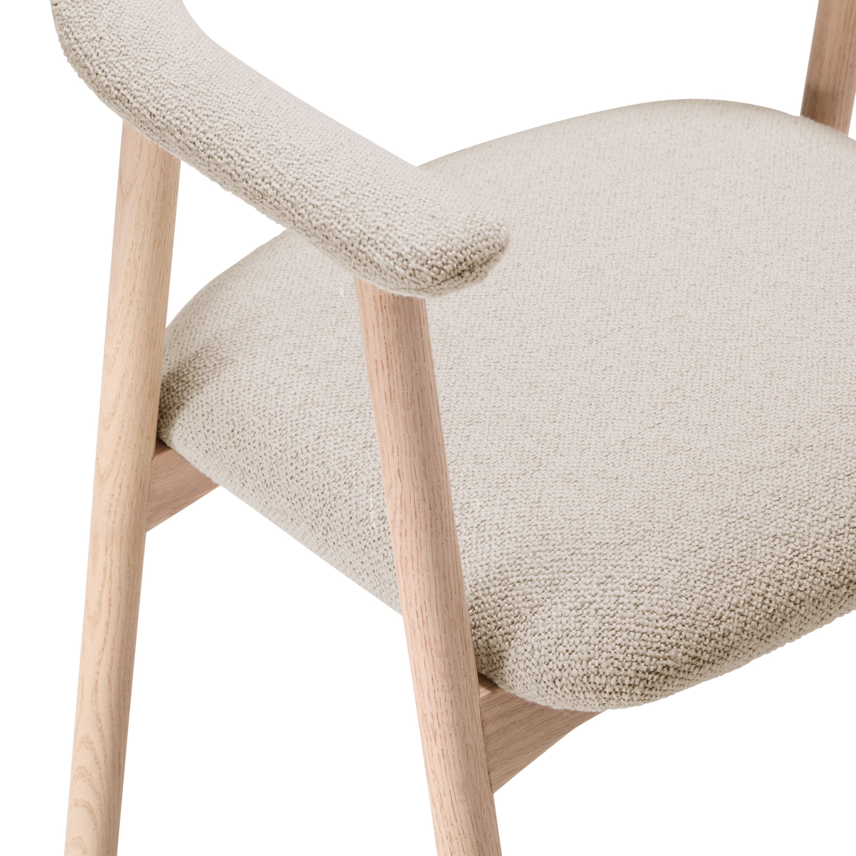 ARYA Stuhl - Beige / B: 56.0 cm x T: 54.0 cm x H: 75.5 cm