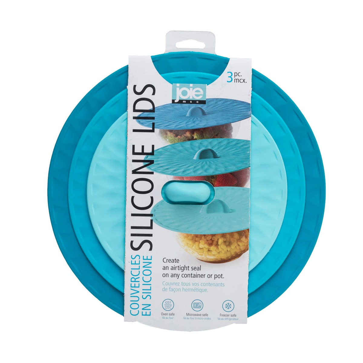 Lokk 3-pack i Silikon
