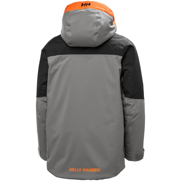Veste de ski HELLY HANSEN JR SUMMIT JKT CONCRETE