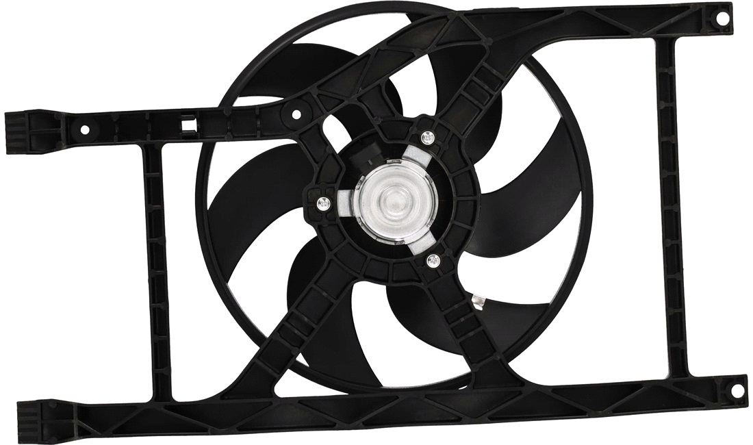 Ventilator, motorkøling