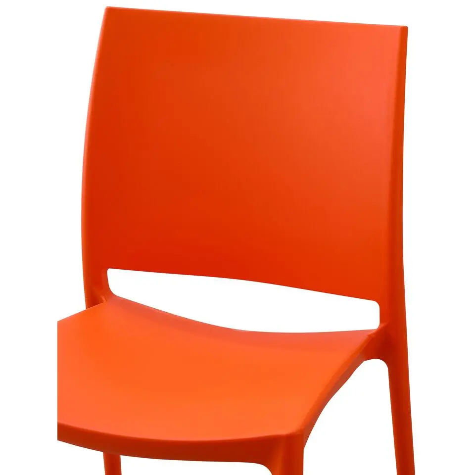 CLP Tuinstoel Meton Kunststof - oranje