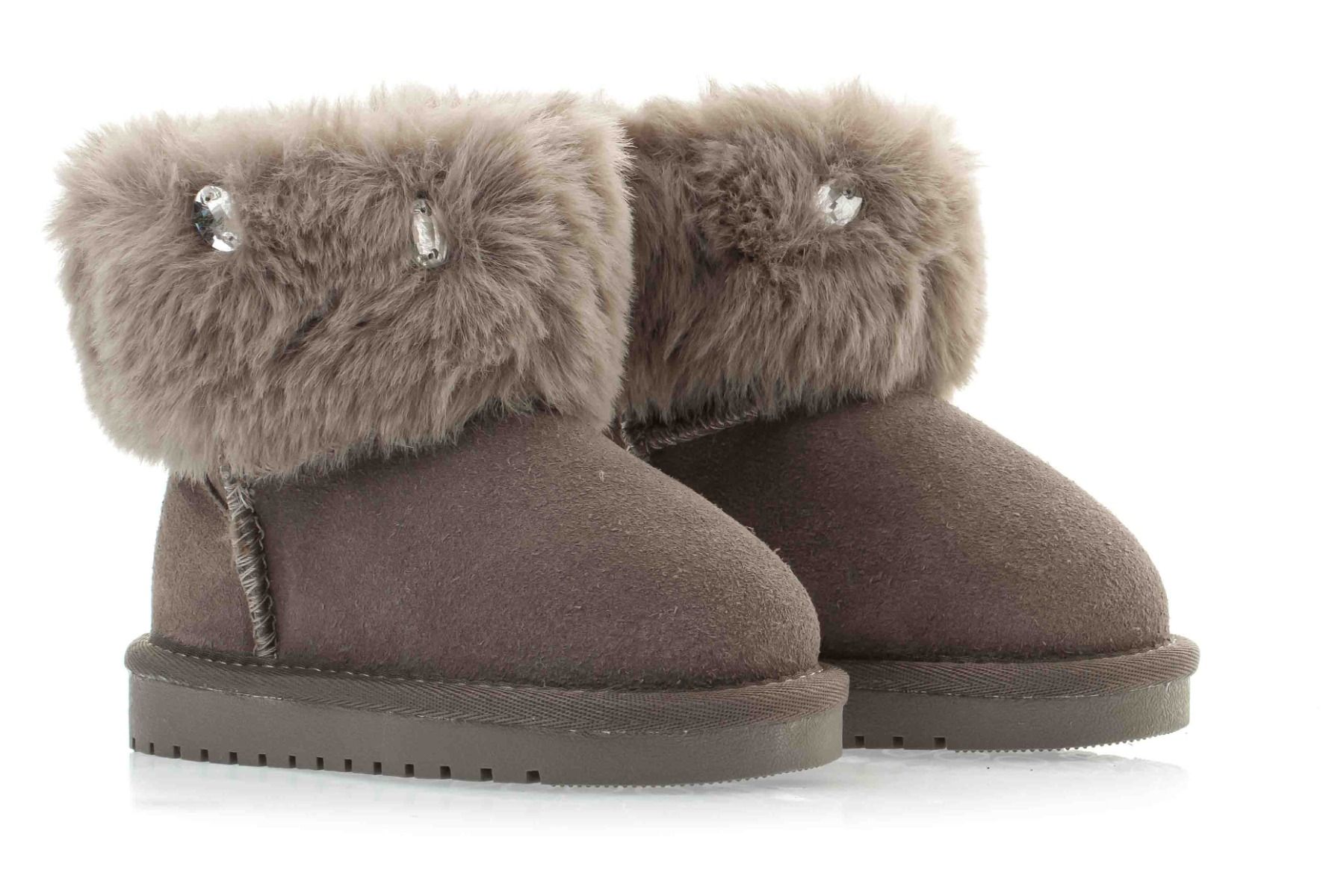 Monnalisa Fur Boots
