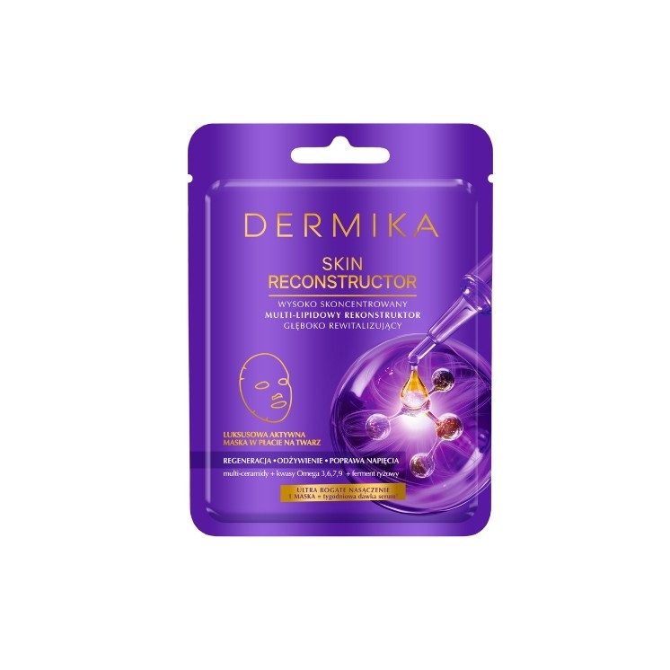 Dermika Skin Reconstructor multi-lipidowy Rekonstruktor głęboko rewitalizujący w płacie 1 sztuka