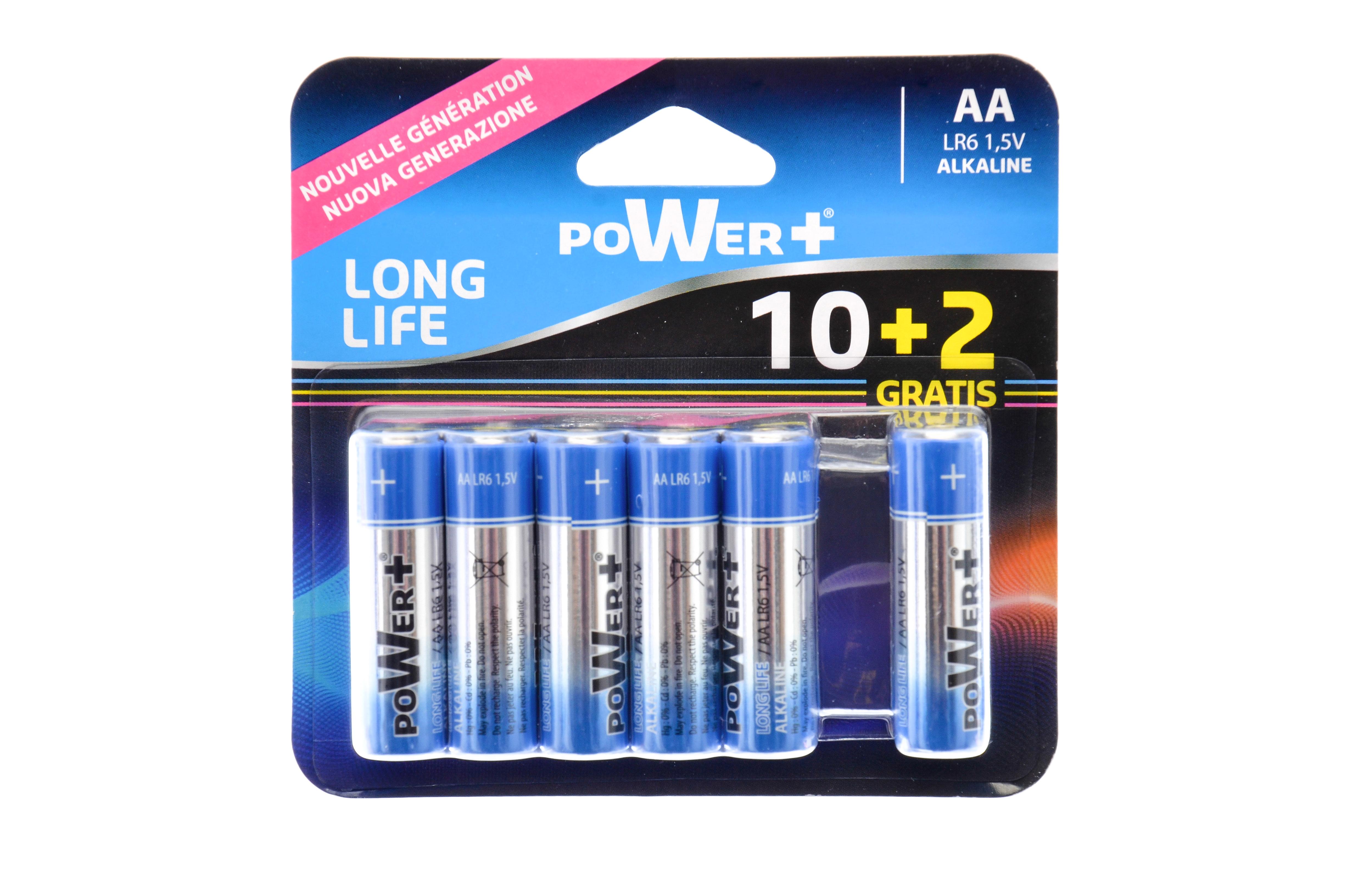 LR06 12 PILES EN BLISTER
