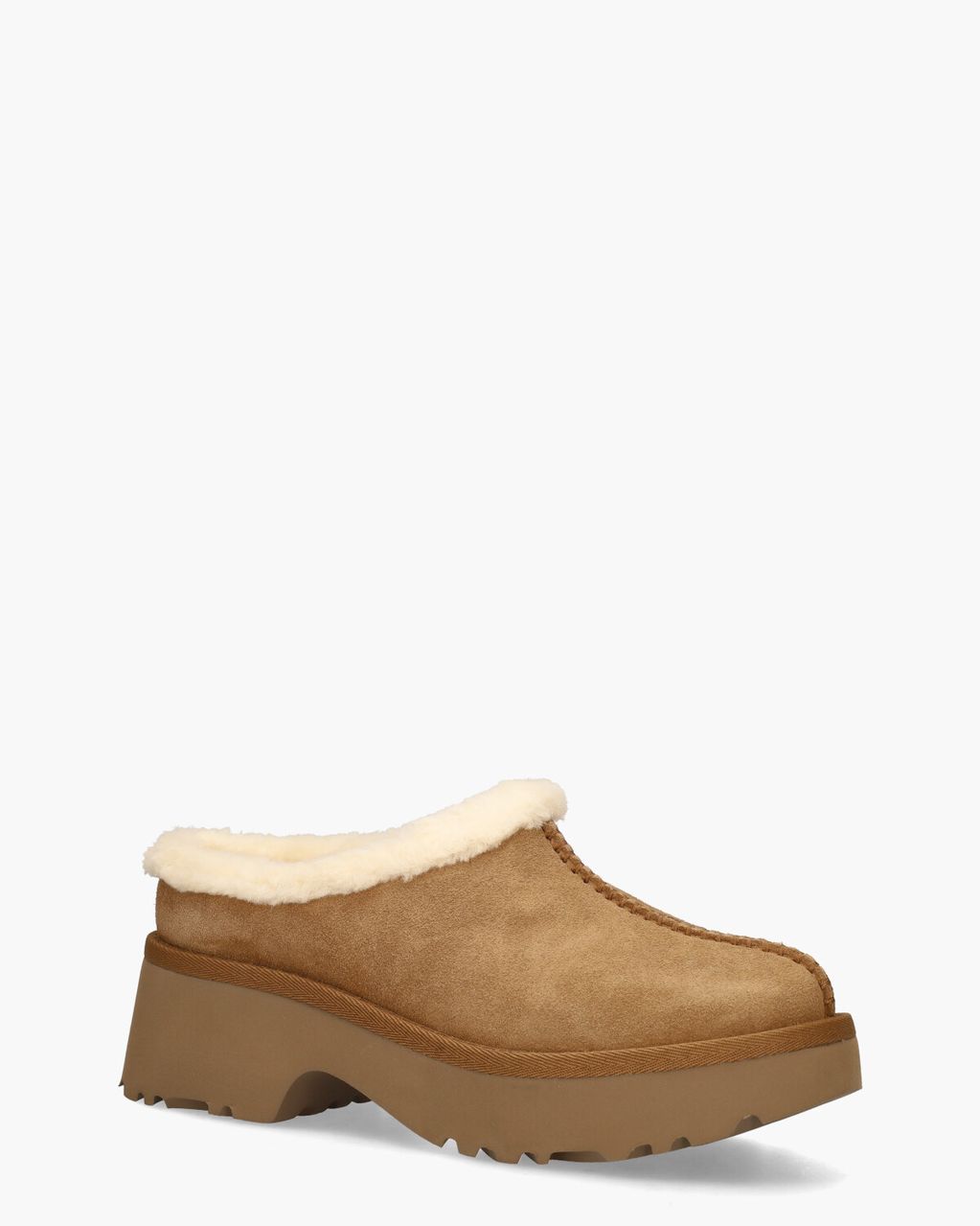 UGG New Heights Clog Chestnut Damesslippers