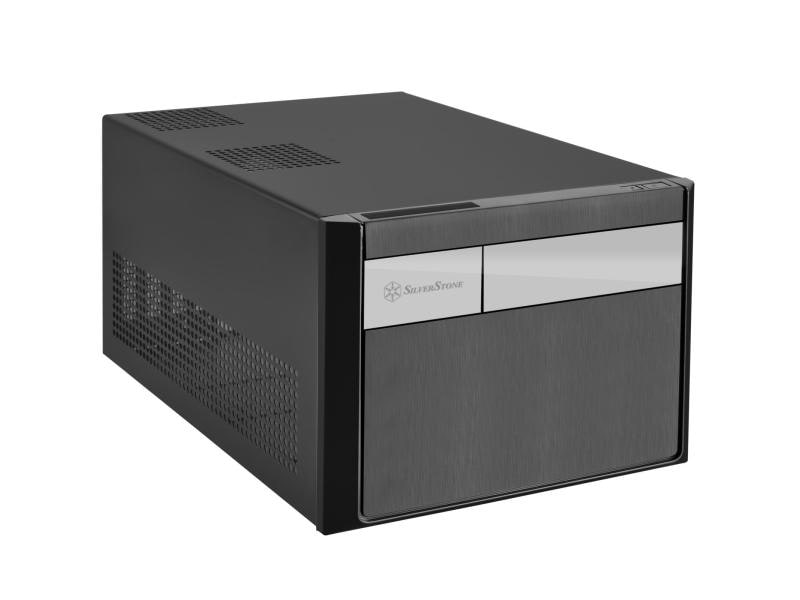SilverStone PC-Gehäuse SST-SG11B Übersichtlich konzipiertes SFF-Gehäuse mit modernisiertem Layout