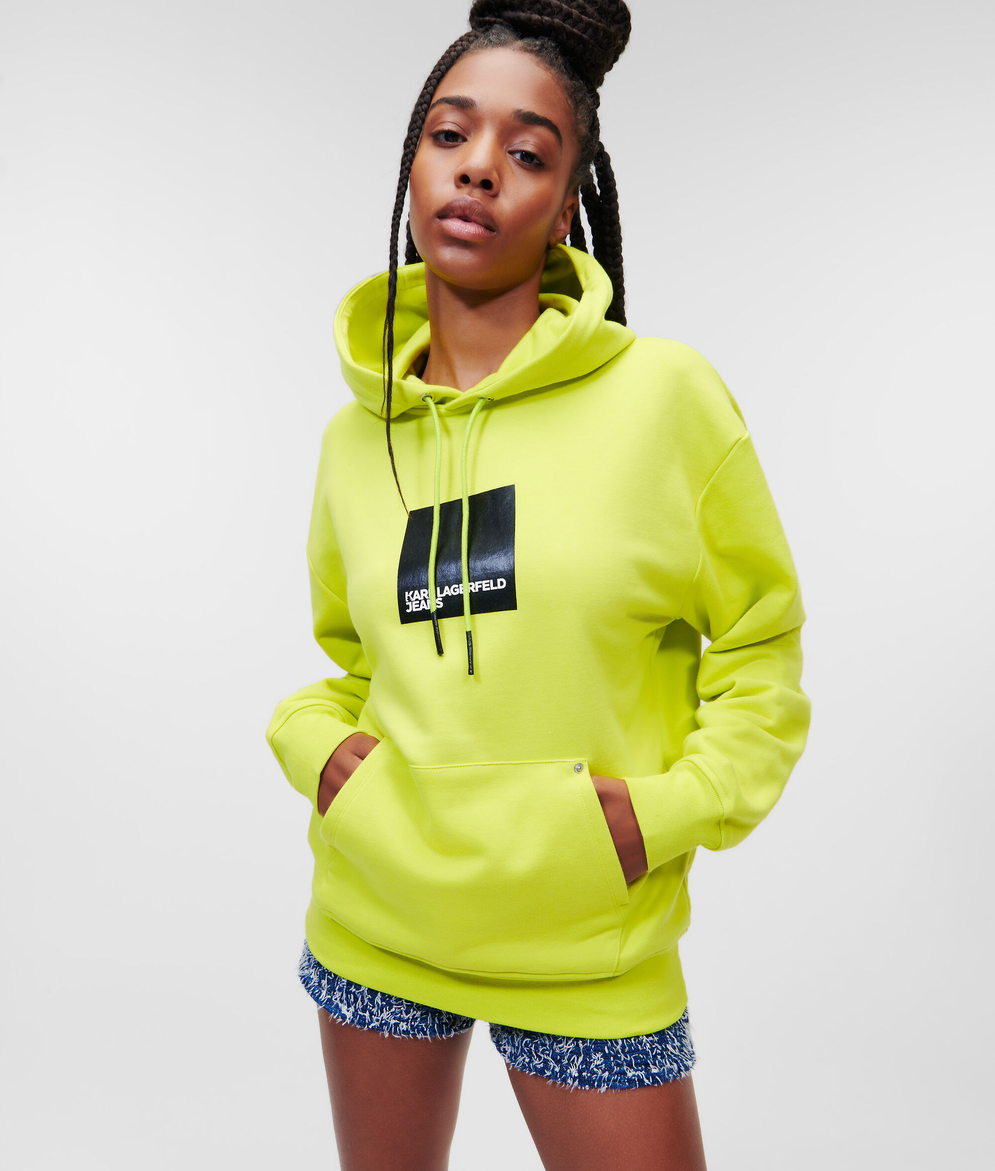 SWEAT À CAPUCHE AVEC LOGO KLJ