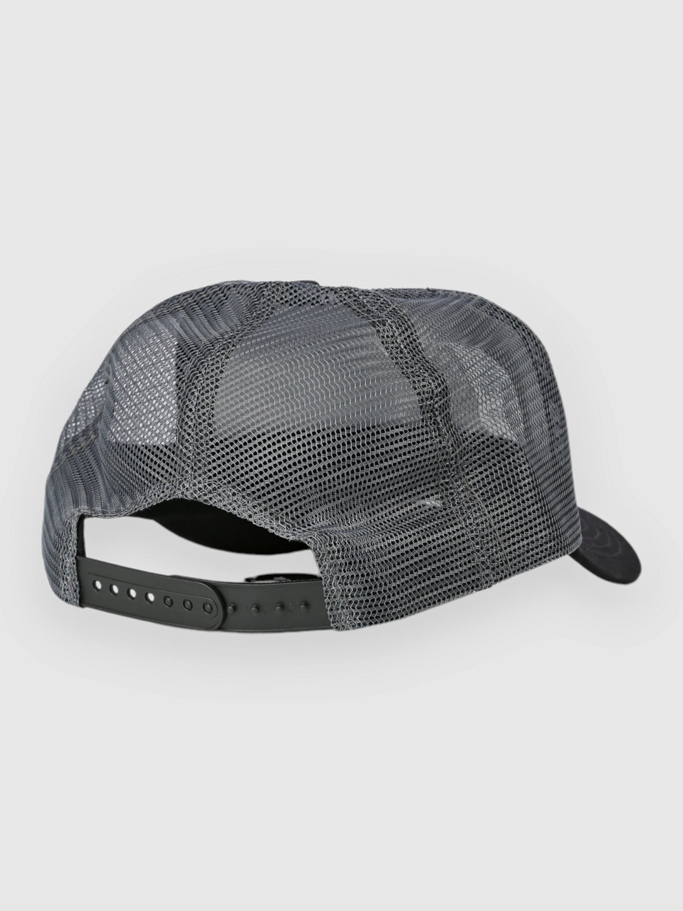 Santa Cruz Flaming Dice Dot Meshback Cap white/grey