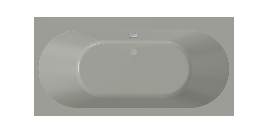 Xenz Madeira inbouw ligbad acryl 160x75cm cement