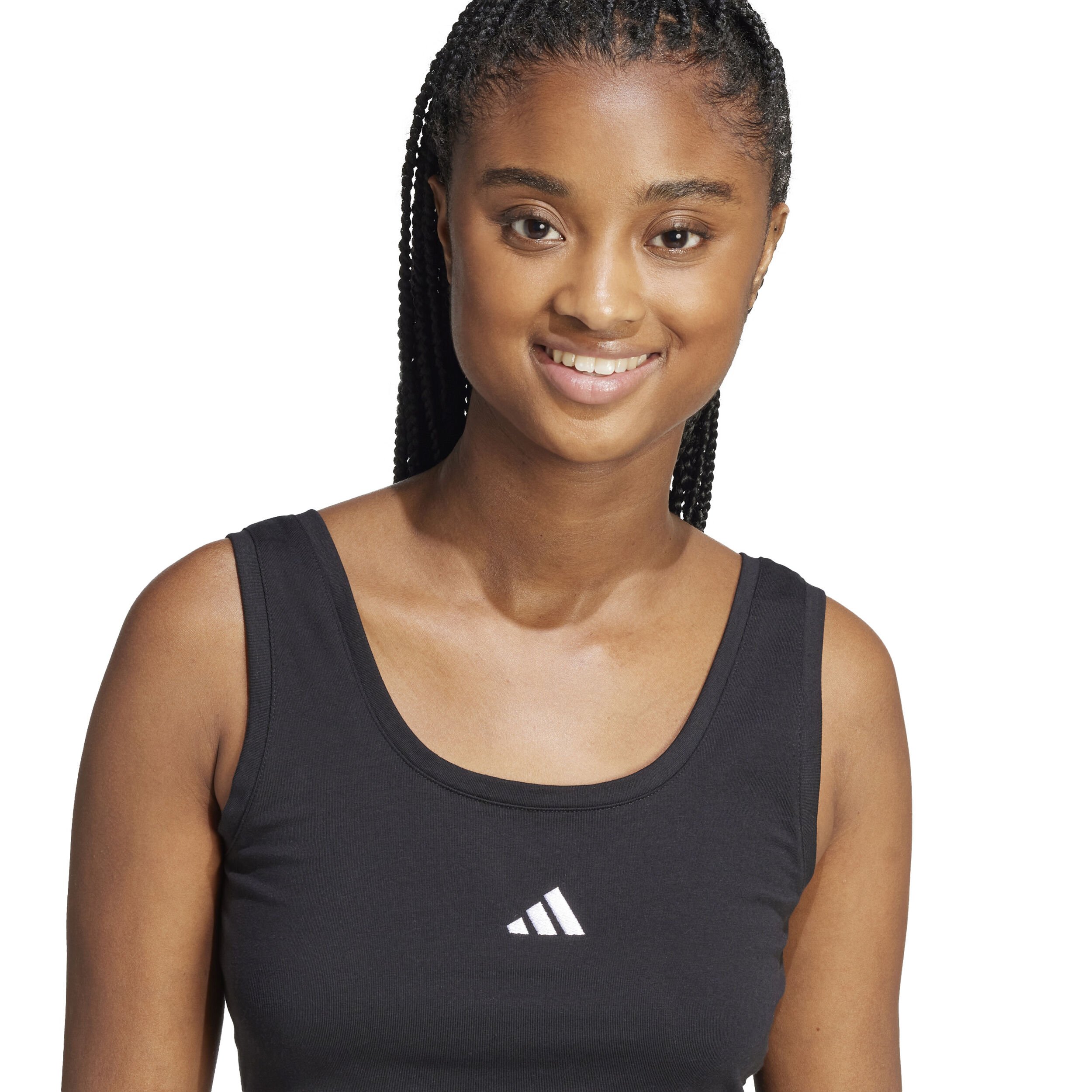 adidas Essentials Small Logo Débardeur Tank Top Femmes - Noir