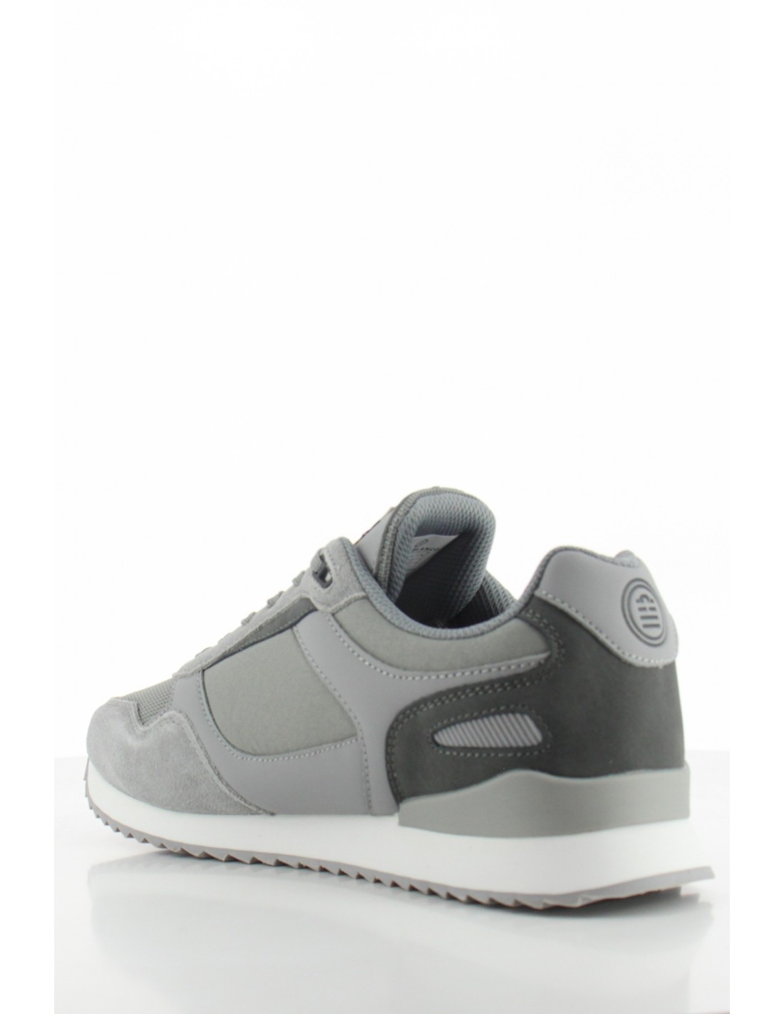 serge blanco Baskets De Ville Homme Chamonix Gris/Blanc