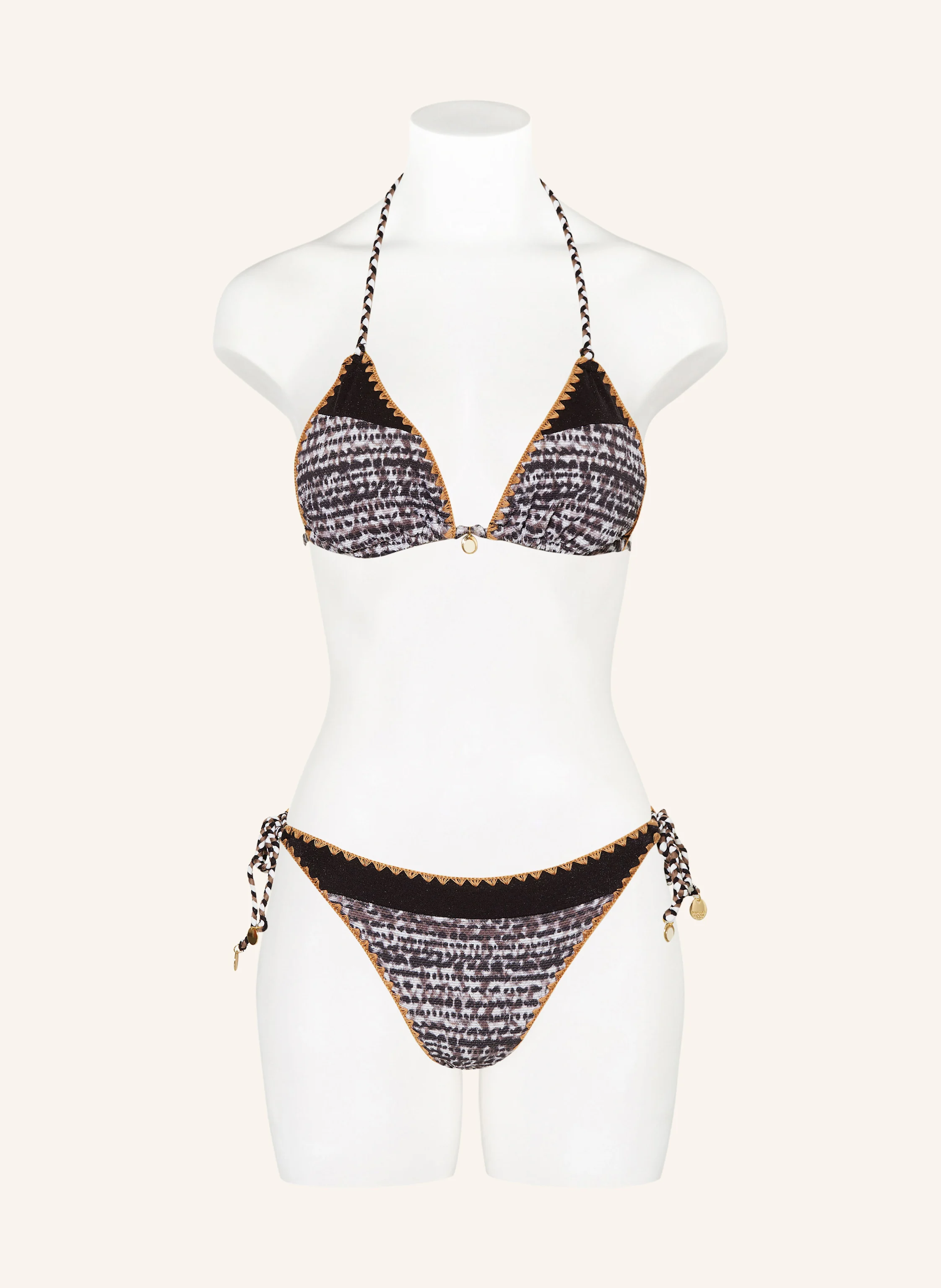 BANANA MOON COUTURE Triangel-Bikini-Top BOSCO KLOKOA mit Glitzergarn