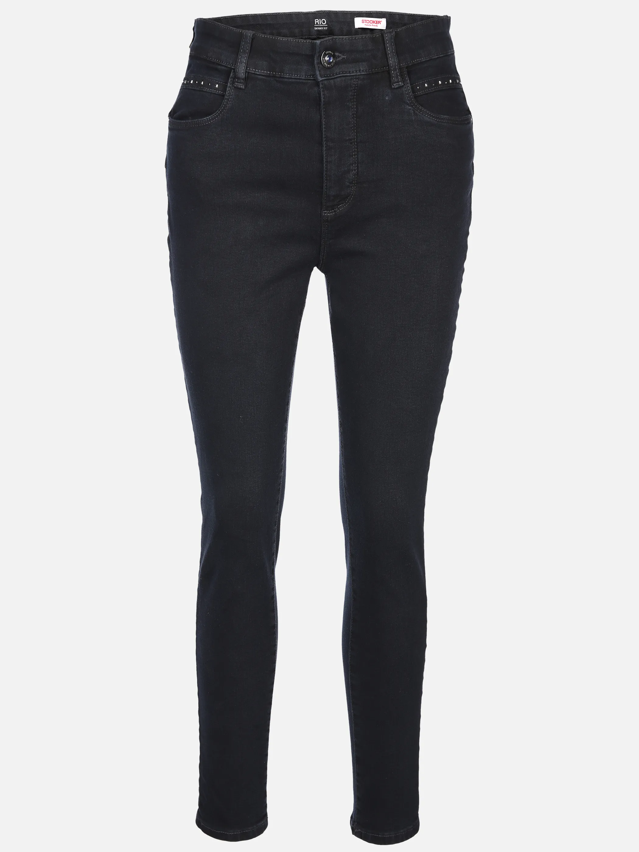 Damen Jeanshose mit Strasssteinchen