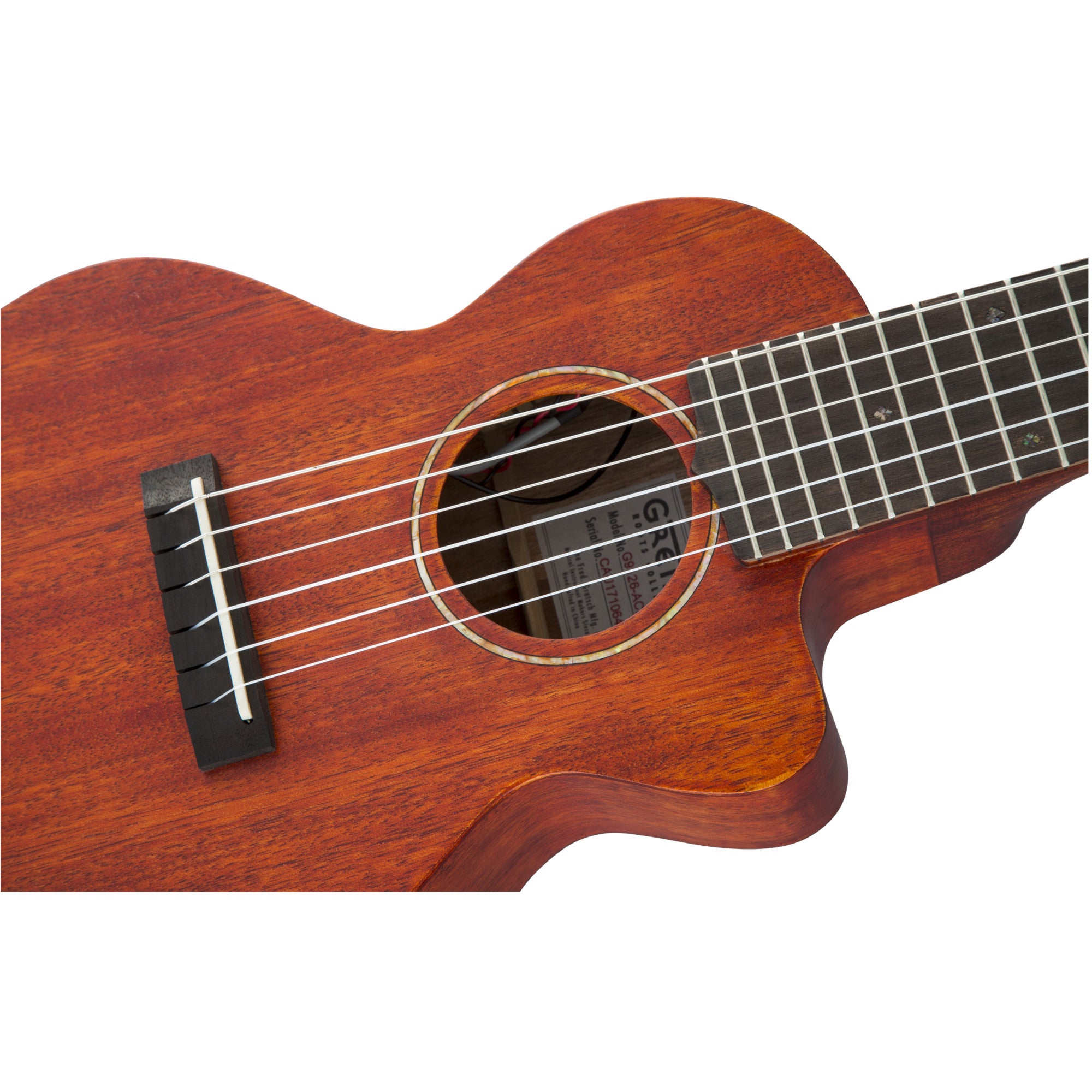 Gretsch G9126 A.C.E. Guitar-Ukulele elektrisch-akoestische guitarlele met gigbag