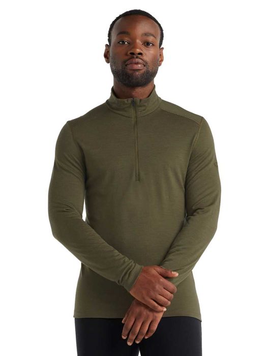 Oasis LS Half Zip 200 Men uldundertrøje