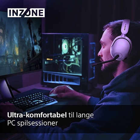 Sony InZone H5 gaming headset - hvid