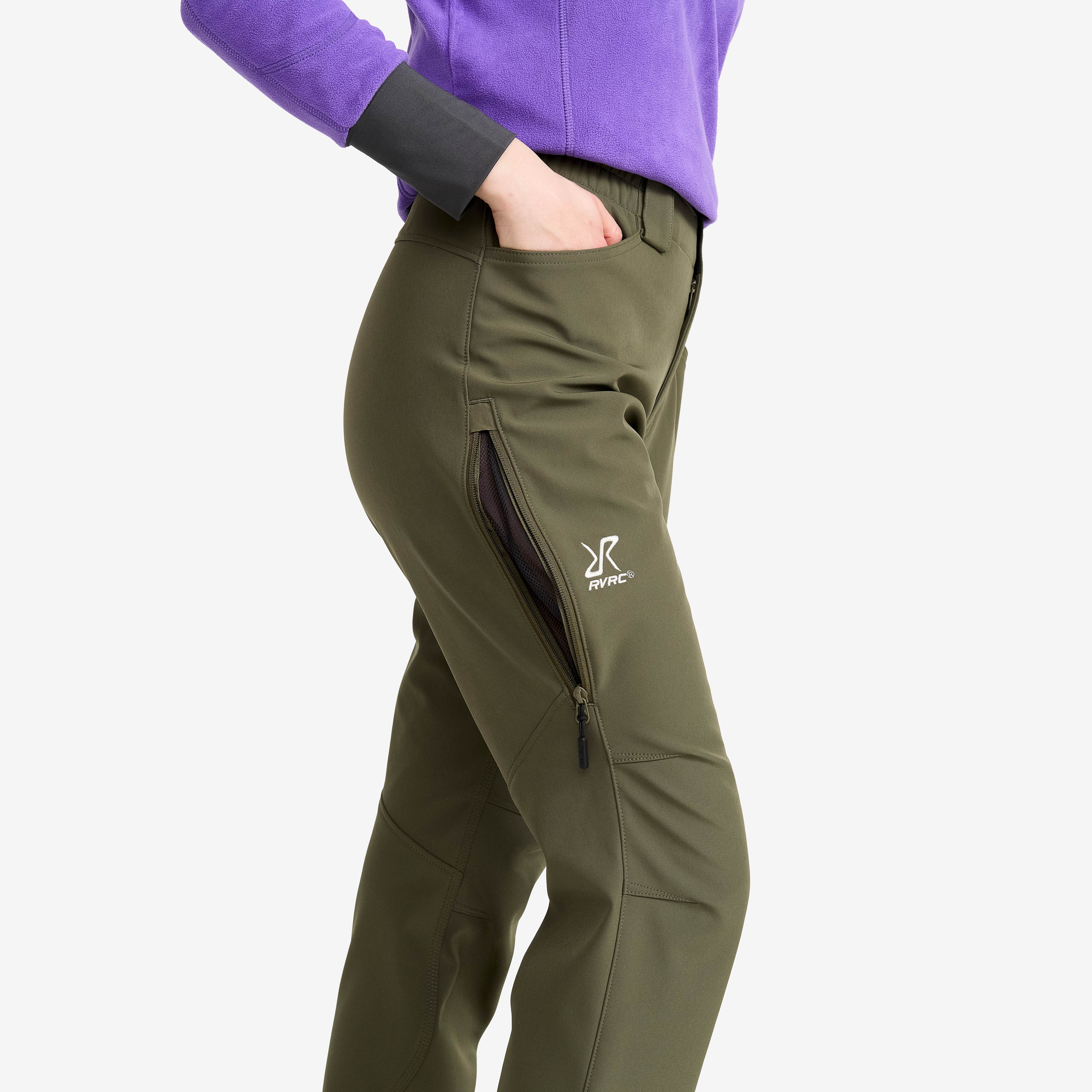 Hiball Essential Softshell Pants Dame Grape Leaf