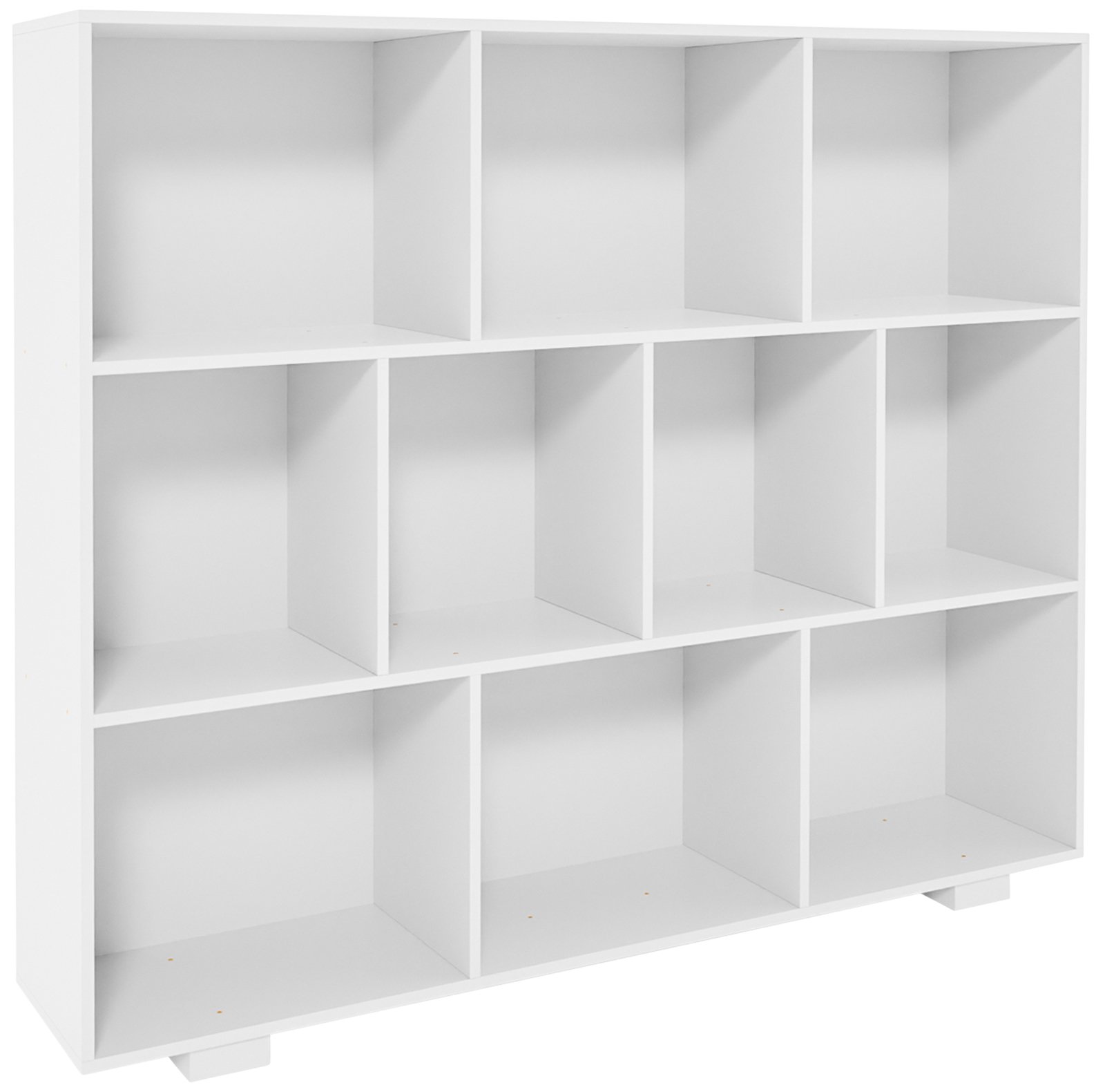 CLP Regal Peoria Mit Vielen Ablageflächen I Dekoratives Bücherregal I Wandregal Aus MDF