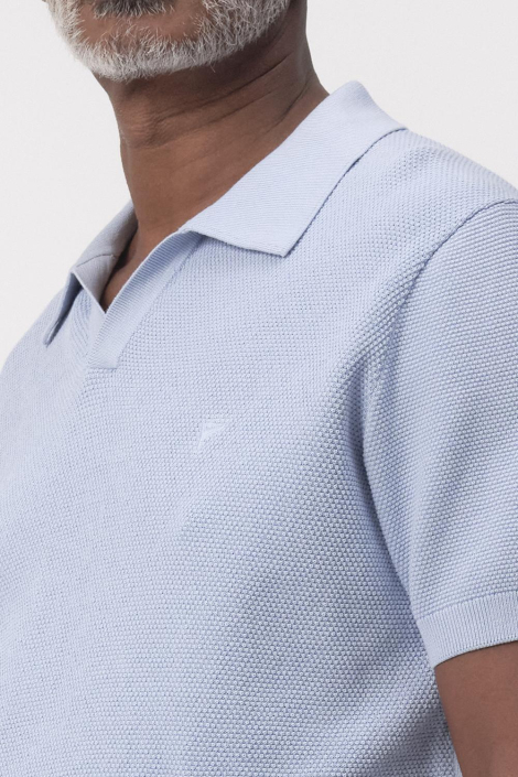 Campbell blauwe heren polo