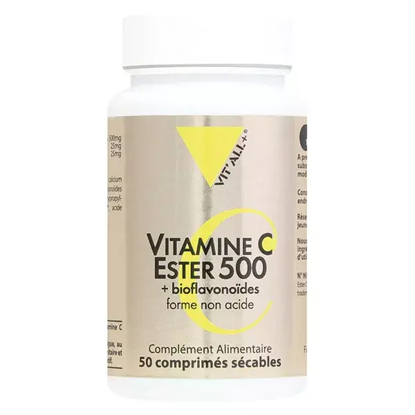 Vit'all+ Vitamina C Ester 500 - 50 comprimidos sulcados