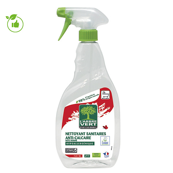 Nettoyant sanitaires détartrant L'Arbre Vert 740 ml