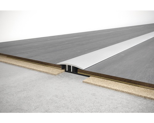 SKANDOR overgangsprofiel, zilver geanodiseerd, clipprofiel 7x29x900 mm