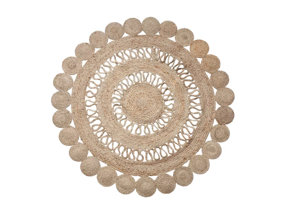 Tapis rond 150 cm en jute - Margy