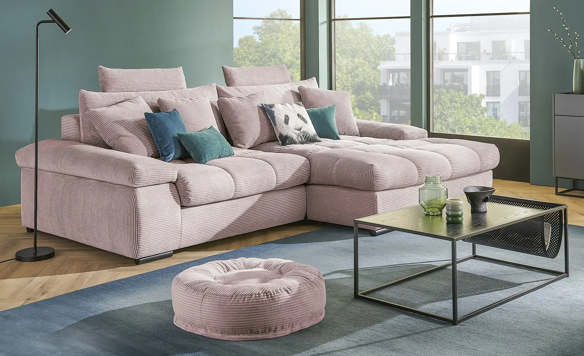 bobb Ecksofa mit trendigem Cordbezug Hella