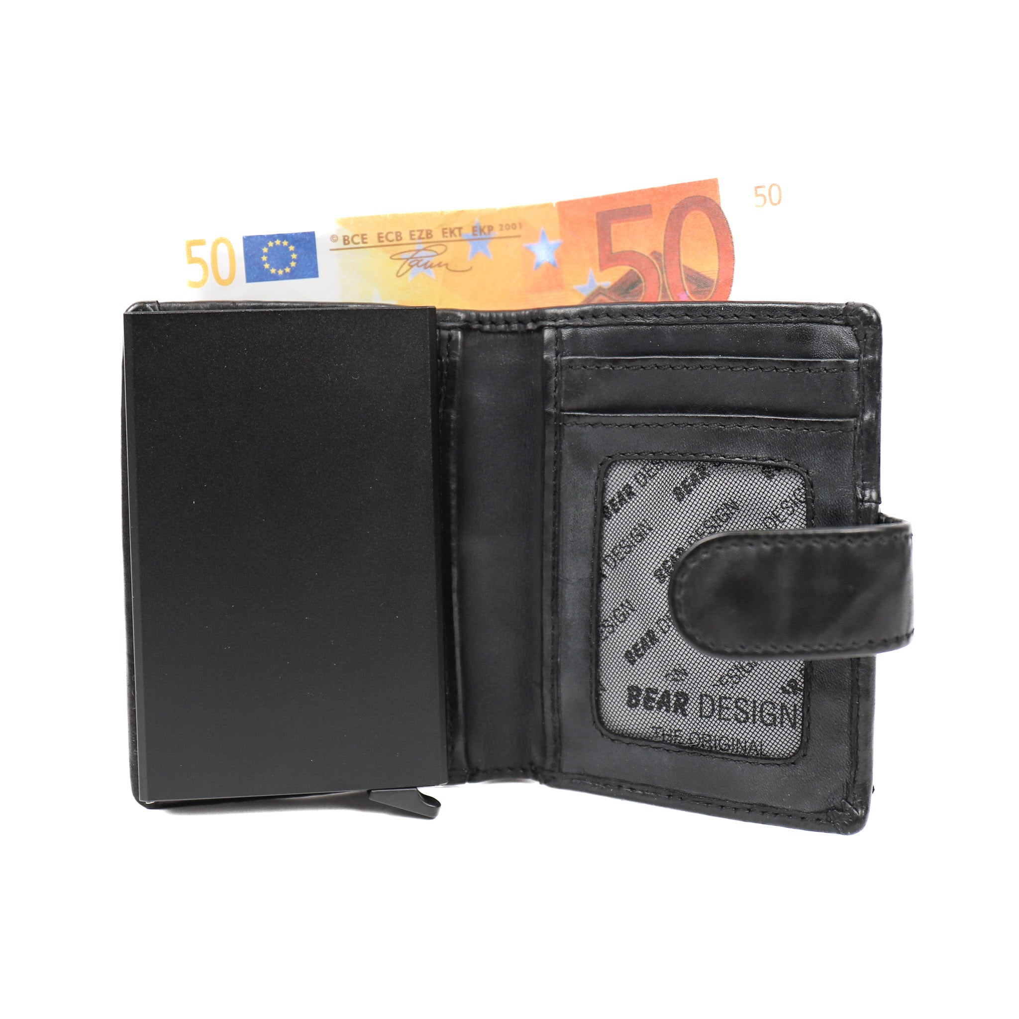RFID pasjeshouder 'Bobby' zwart Zwart