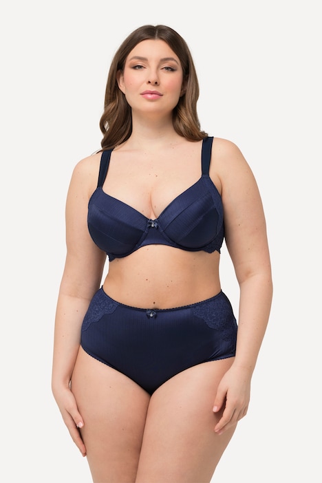 Bügel-BH, Softcups, Satin, Spitze, Cup B - F