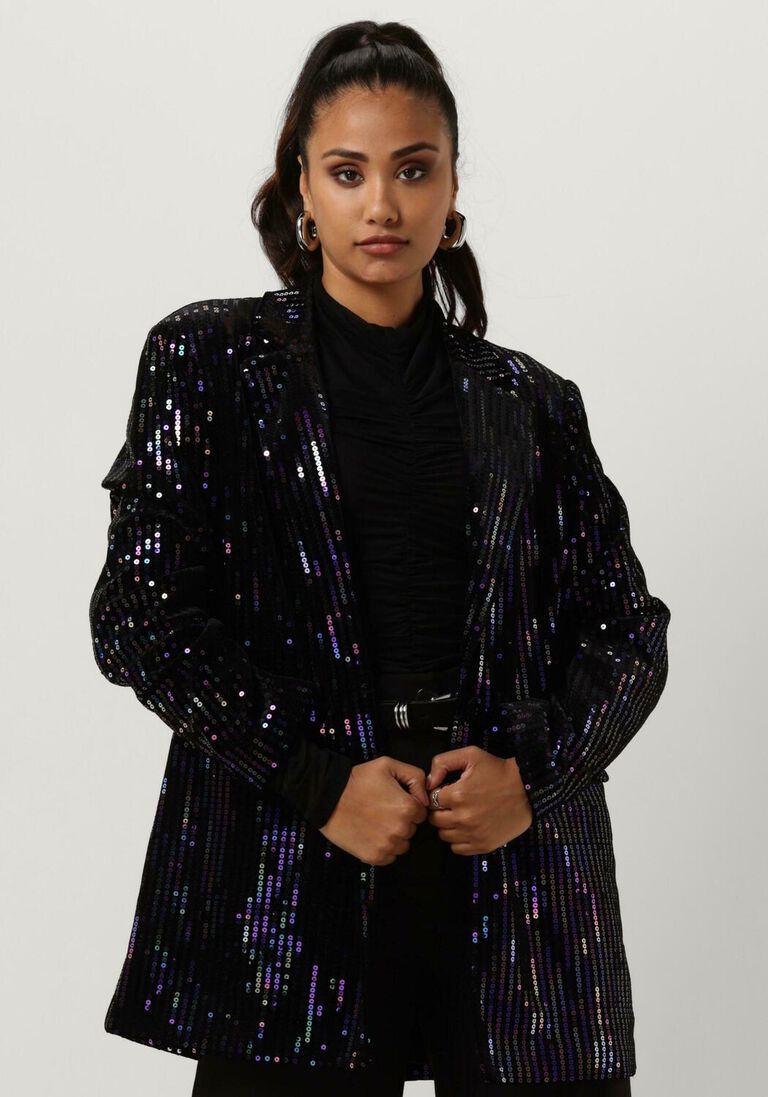Y.A.S. zwarte y.a.s. blazer yaseliva sequin ls long blazer