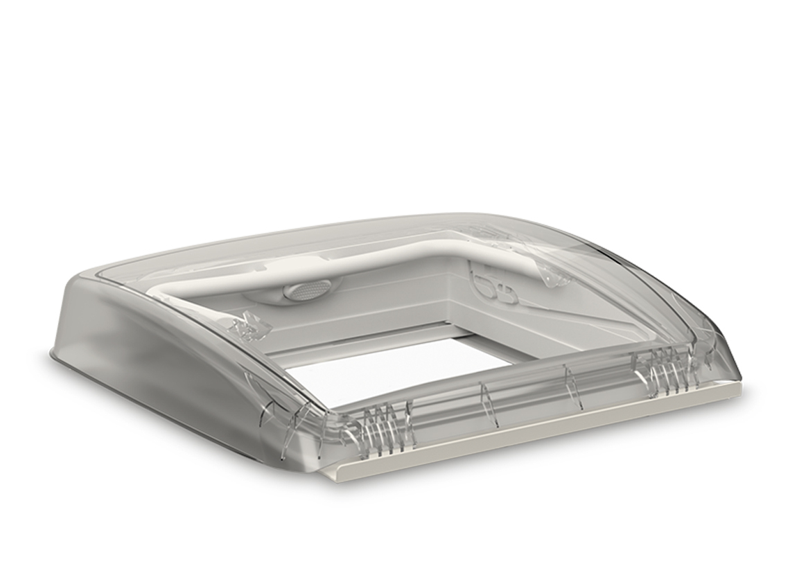 Dometic Mini Heki Style 43-60 mm dakluik - met permanente ventilatie