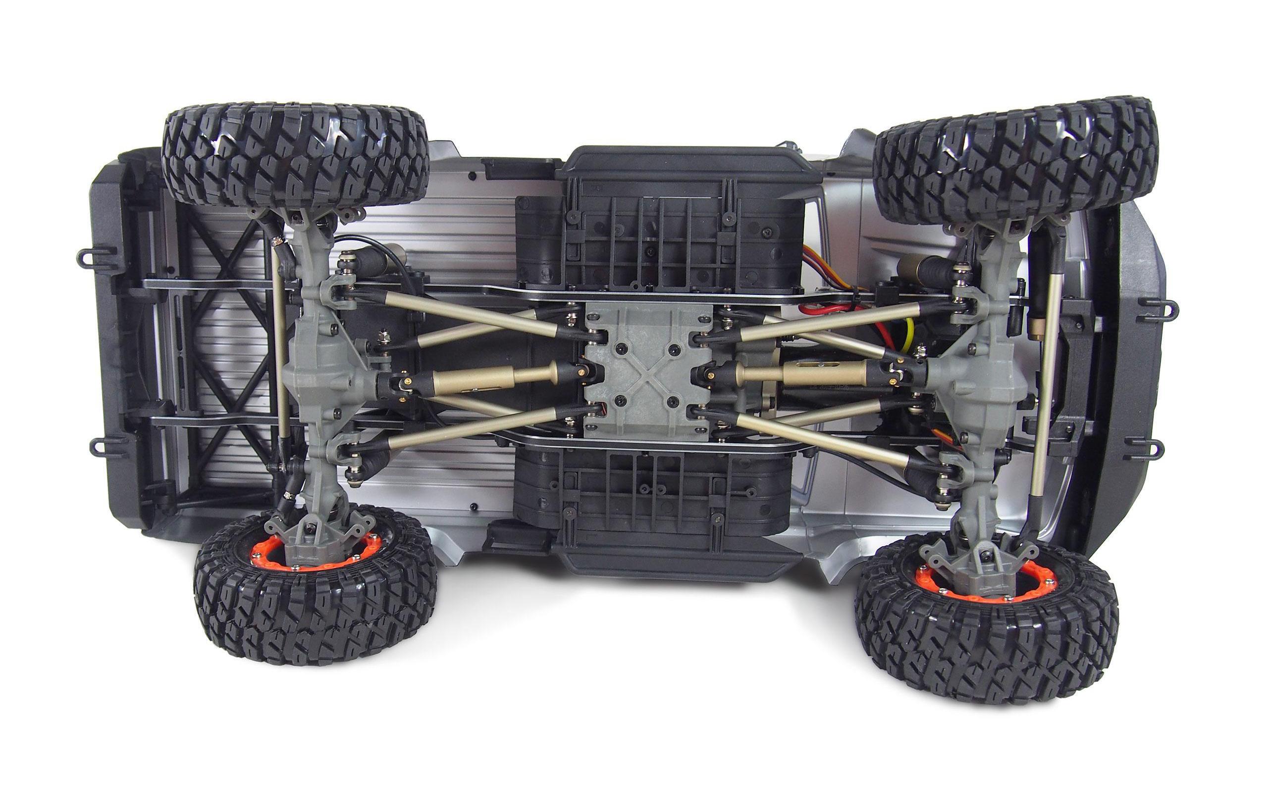 Scale Crawler AMXRock RCX10P Pro Weiss, ARTR, 1:10<br>Rockcrawler mit Differntialsperren, 2-Gang Getriebe und Portalachsen