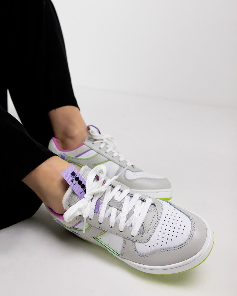 Diadora Magic Basket Low Lage sneakers  - grijs