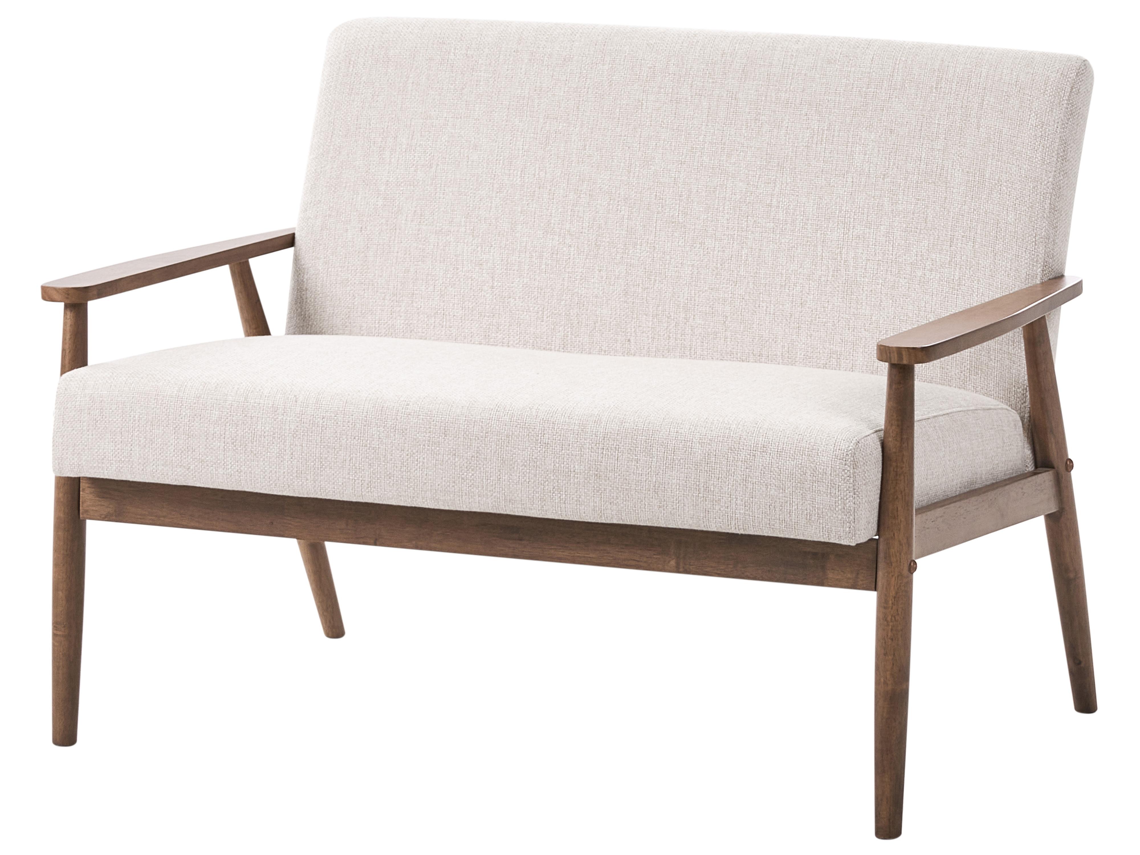 Bankenset 6-zits ESRUM Stof Donkerbruin/beige