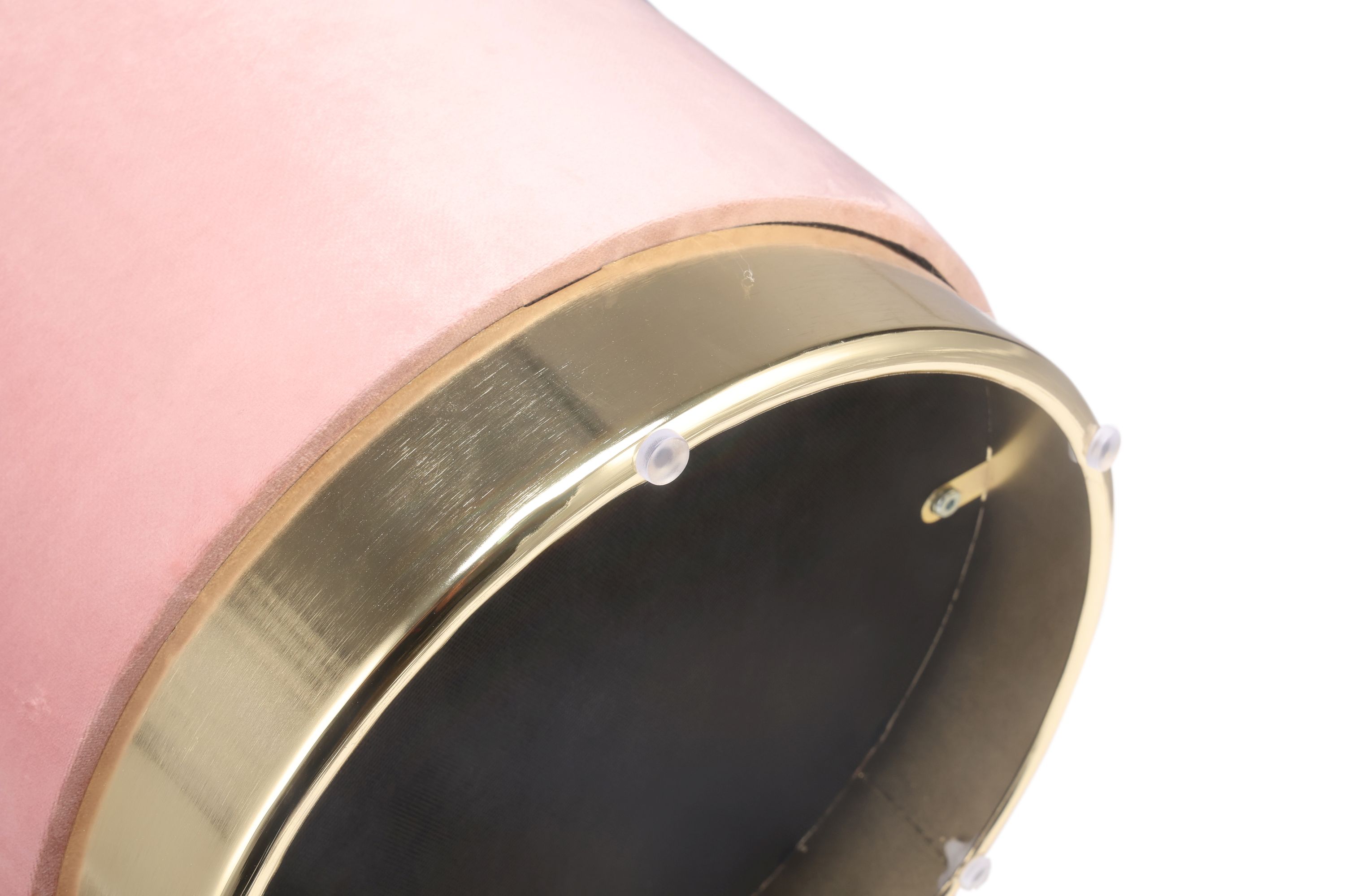 Sitzhocker mit Stauraum rosa