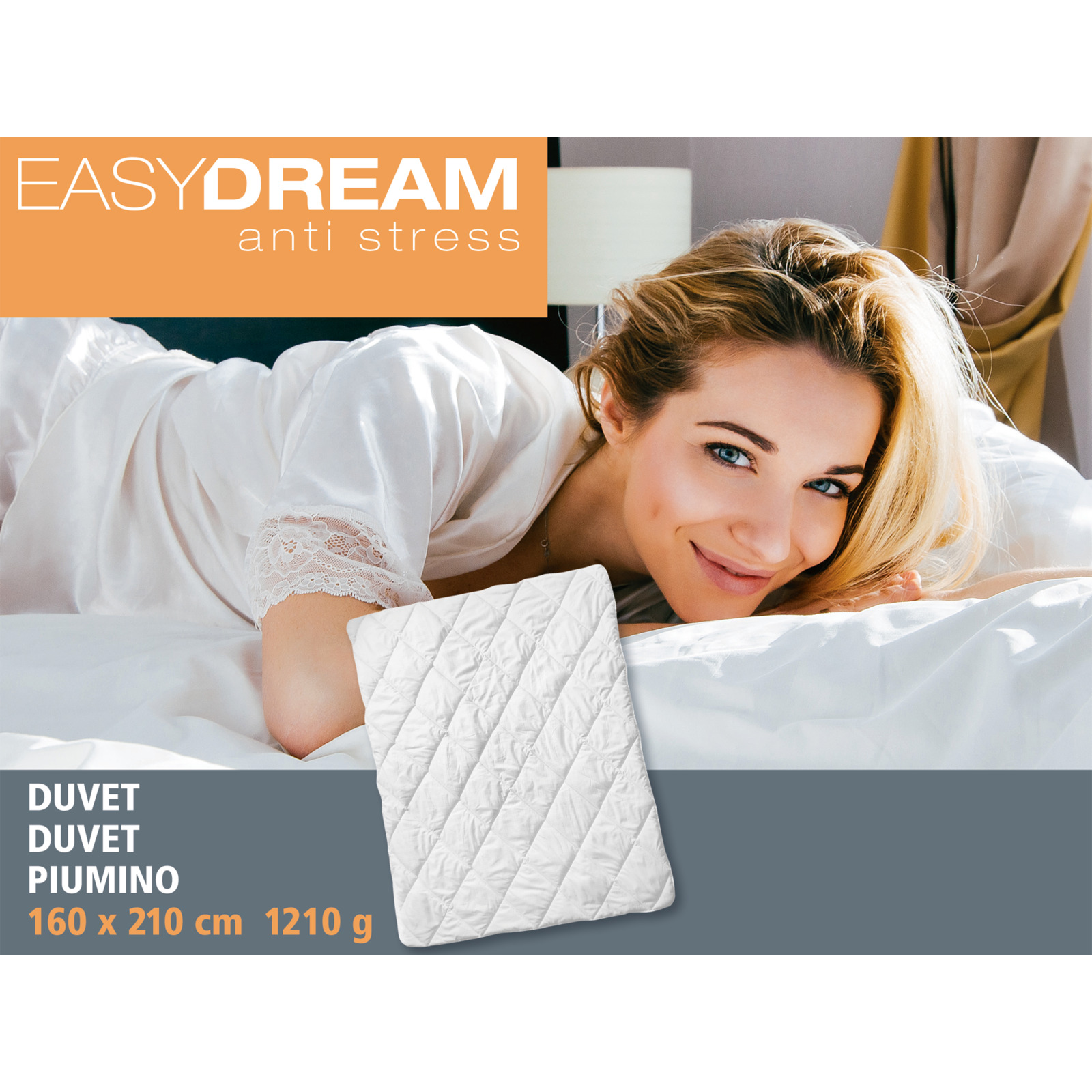 Easy Dream Duvet anti stress mit Carbonfäden 160x210 Duvet Nordisch