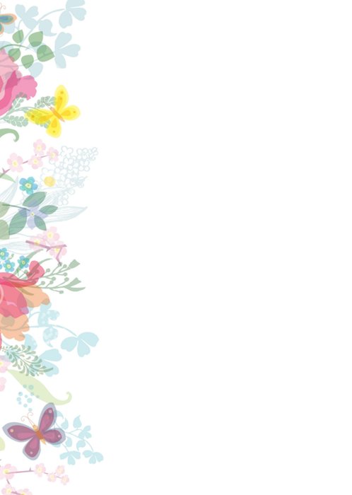 Paperclip | Moederdagkaart | bloemen