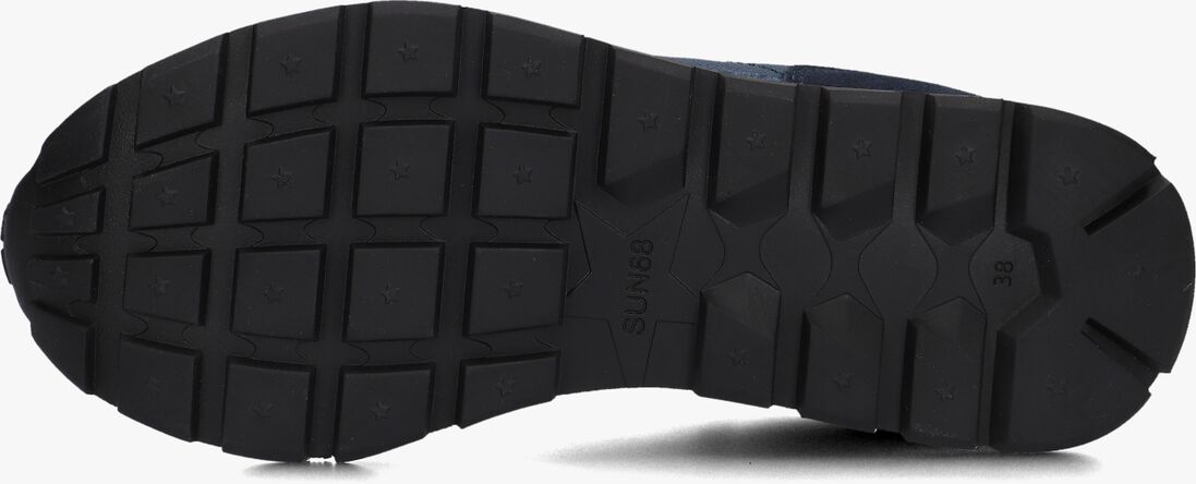 SUN68 blauwe sun68 lage sneakers ally solid nylon