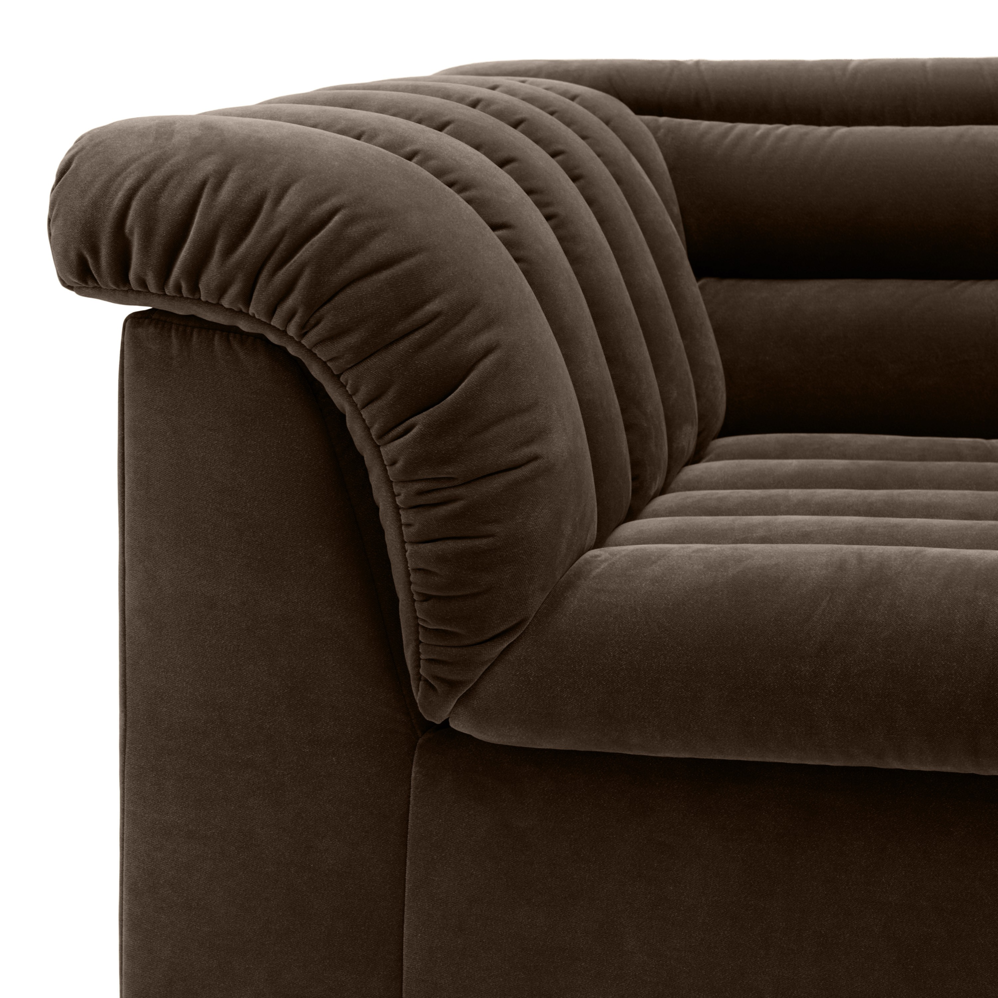 Hoekbank Marilyn royal brown rechts