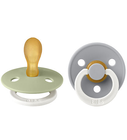 BIBS Colour Leuchtende Schnuller - 2er-Pack - Gr. 2 - Symmetrisc