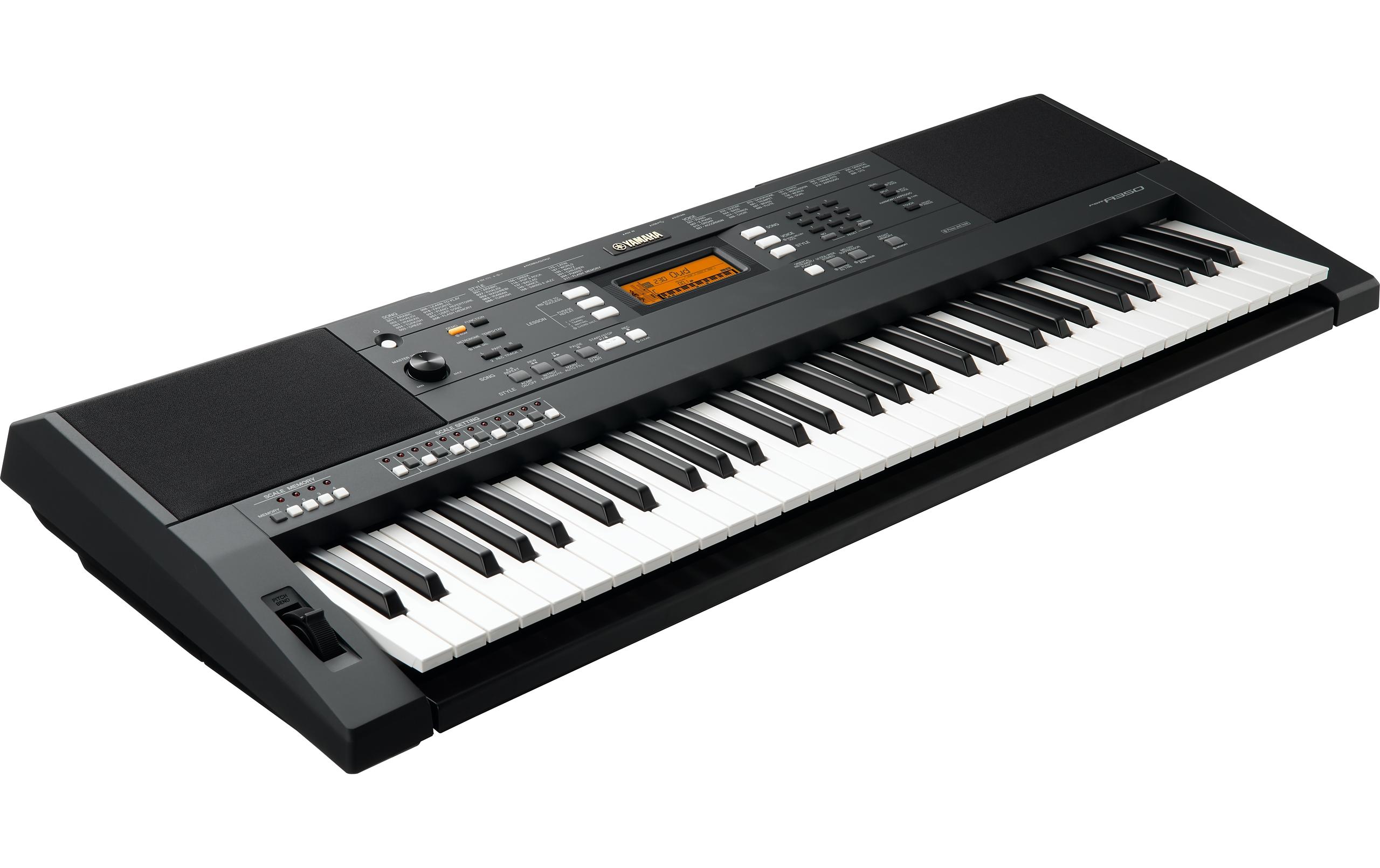 Keyboard PSR-A350<br>Standard-Entertainer-Keyboard mit zahlreichen orientalischen Klängen