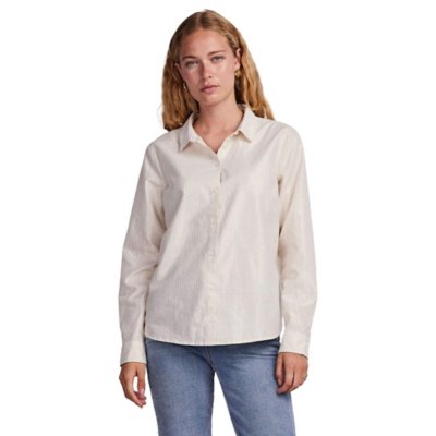 Chemise à manches longues femme Pcirene Lurex Kac Fc PIECES