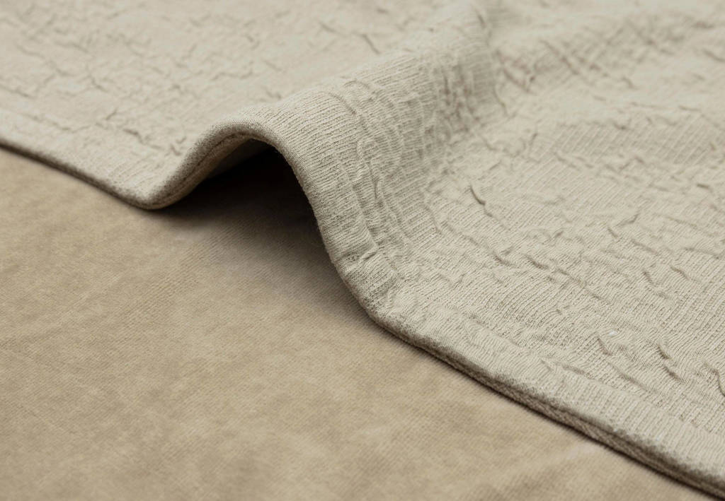 baby wiegdeken 75x100cm Soft Waves - Olive Green/Velvet