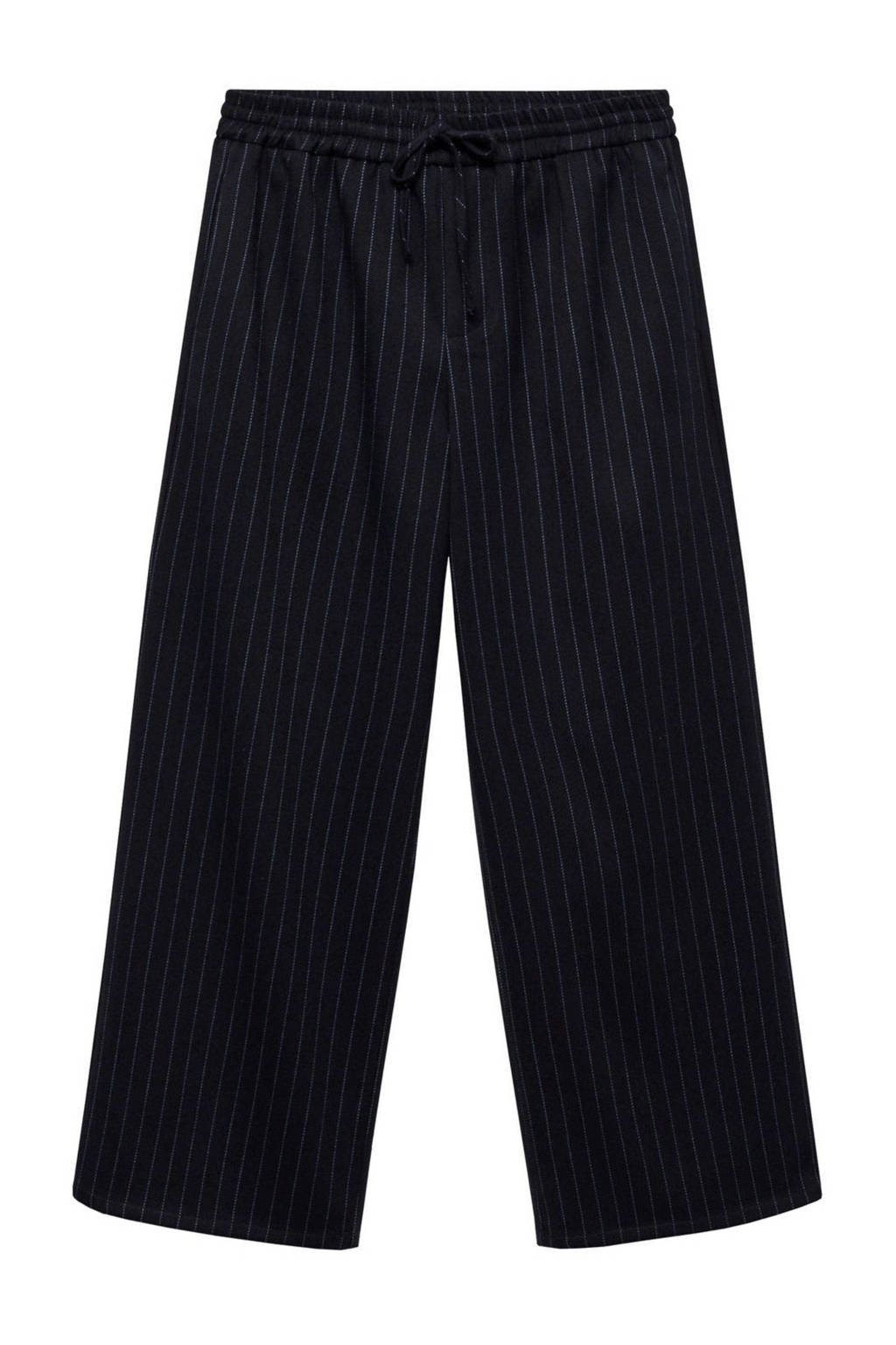 Mango Kids wide leg casual broek marine